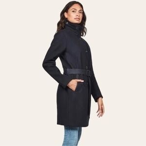 G-Star Raw Women Empral Wool Trench - Mazarine Blue